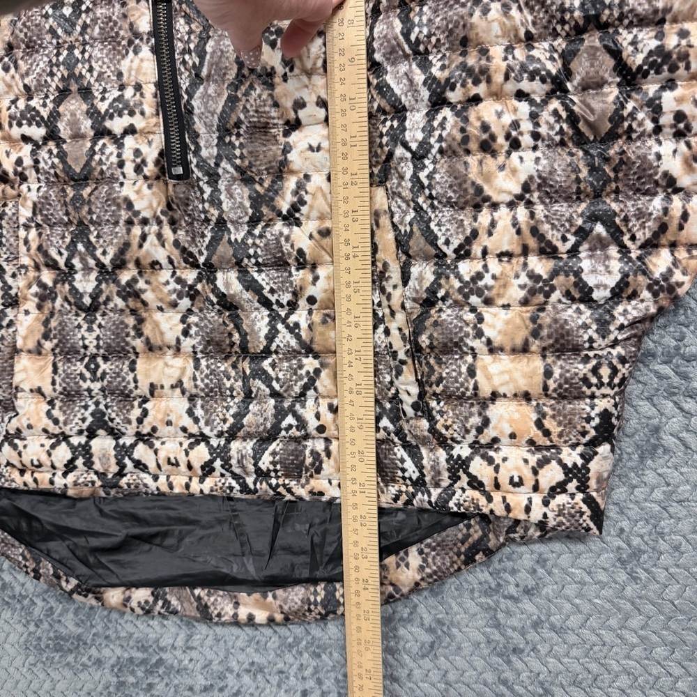 Think Royln Snakeskin Print Quilted Wingman Poncho size XS/S - Picture 13 of 14